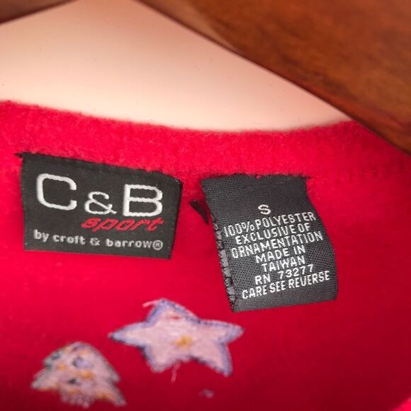 C & B Sport by Croft and Barrow Women's And Joyland Christmas Shirts Size small - Picture 11 of 11